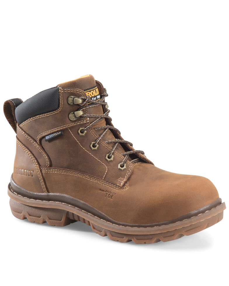 Carolina Men's Dormite Work Boots - Composite Toe, Brown, hi-res