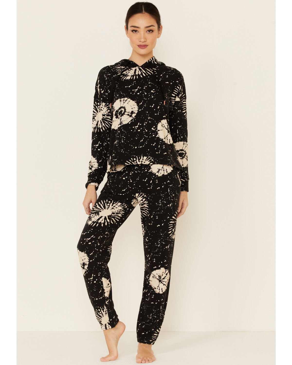 Image #2 - PJ Salvage Women's Stormy Monday Sweatpants, Charcoal, hi-res
