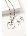 Image #1 - Shyanne Women's Rodeo Sunset Squash Blossom Jewelry Set - 2 Piece, Silver, hi-res