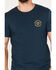 Image #3 - Brixton Men's Oath Logo Short Sleeve Graphic T-Shirt, Teal, hi-res