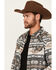 Image #2 - Moonshine Spirit Men's Gun Shop Southwestern Print Long Sleeve Snap Flannel Shirt, Tan, hi-res
