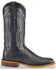 Tony Lama Men's Flat Cow Foot Western Boots - Square Toe, Black, hi-res