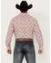 Image #4 - Ariat Men's Boot Barn Exclusive Clifford Logo Twill Medallion Long Sleeve Button-Down Western Shirt, Red, hi-res