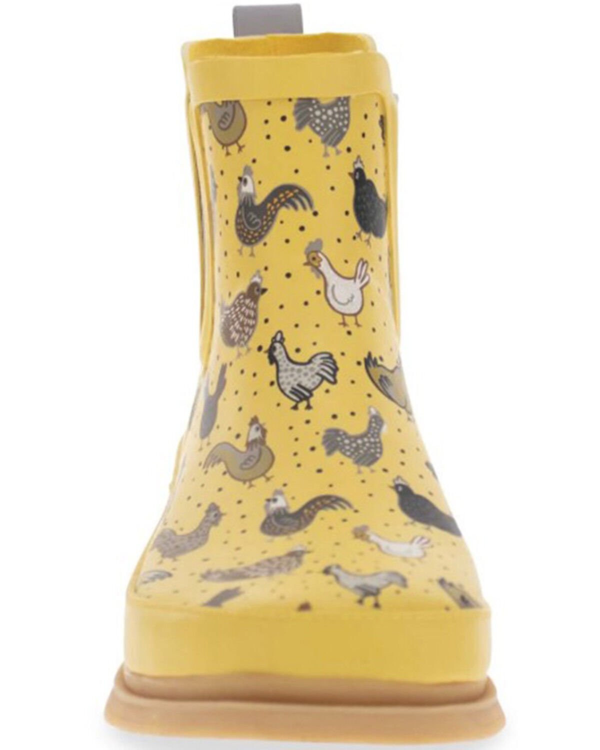 Image #4 - Western Chief Women's Hen Frenzy Chelsea Rain Boots - Round Toe, Yellow, hi-res