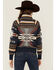 Image #4 - Shyanne Women's Southwestern Print Pullover, Navy, hi-res