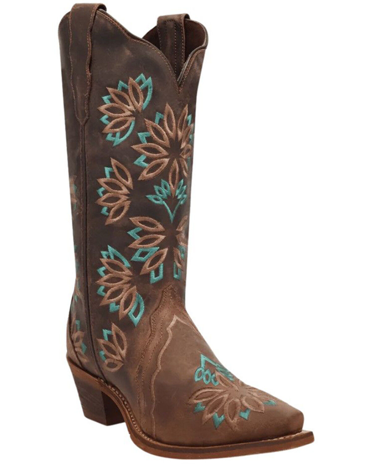 Image #1 - Laredo Women's Filly Western Boots - Snip Toe, Brown, hi-res