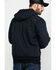Image #2 - Ariat Men's Black Rebar Washed Dura Canvas Insulated Work Coat - Big & Tall, Black, hi-res