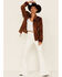 Double D Ranch Women's Sunitah Zip-Front Suede Jacket , Tan, hi-res