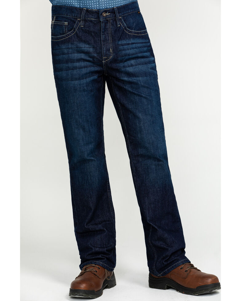 Cody James Men's FR Millikin Dark Slim Bootcut Work Jeans | Sheplers