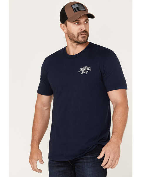 Image #1 - Moonshine Spirit Men's Desert Bandana Graphic T-Shirt , Navy, hi-res
