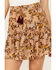 Image #2 - Z&L Women's Floral Tiered Mini Skirt, , hi-res