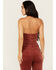 Image #4 - Rolla's Women's Corduroy Halter Vest , Brick Red, hi-res