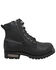 Image #2 - Ad Tec Men's Double Zipper Biker Boots - Soft Toe, Black, hi-res