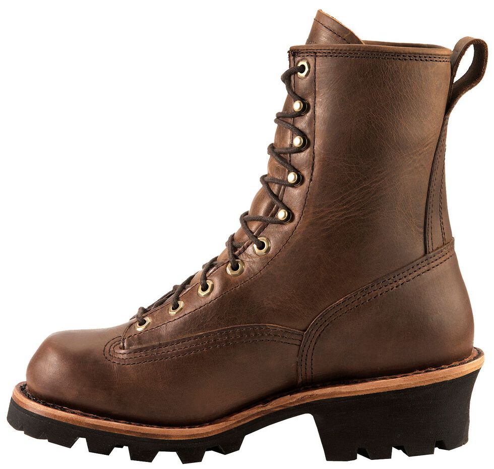 Chippewa Lace-Up Logger Boots - Steel Toe, Bay Apache, hi-res
