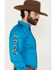 Image #2 - Ariat Men's Team Logo Twill Solid Long Sleeve Button-Down Western Shirt, Blue, hi-res