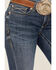 Ariat Women's R.E.A.L. Dark Wash Mid Rise Everlee Stretch Straight Jeans, Dark Wash, hi-res