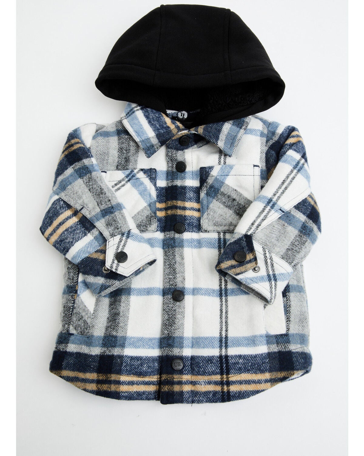 Image #1 - Urban Republic Infant Boys' Plaid Print Shirt Jacket, Multi, hi-res