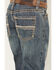 Image #4 - Rock & Roll Denim Boys' Medium Wash Ladder Stitch Embroidered Bootcut Denim Jeans, Medium Wash, hi-res
