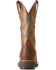 Image #3 - Ariat Women's Ridgeback Distressed Western Boots - Broad Square Toe , Brown, hi-res