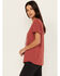 Panhandle Women's Rodeo Short Sleeve Graphic Tee, Red, hi-res