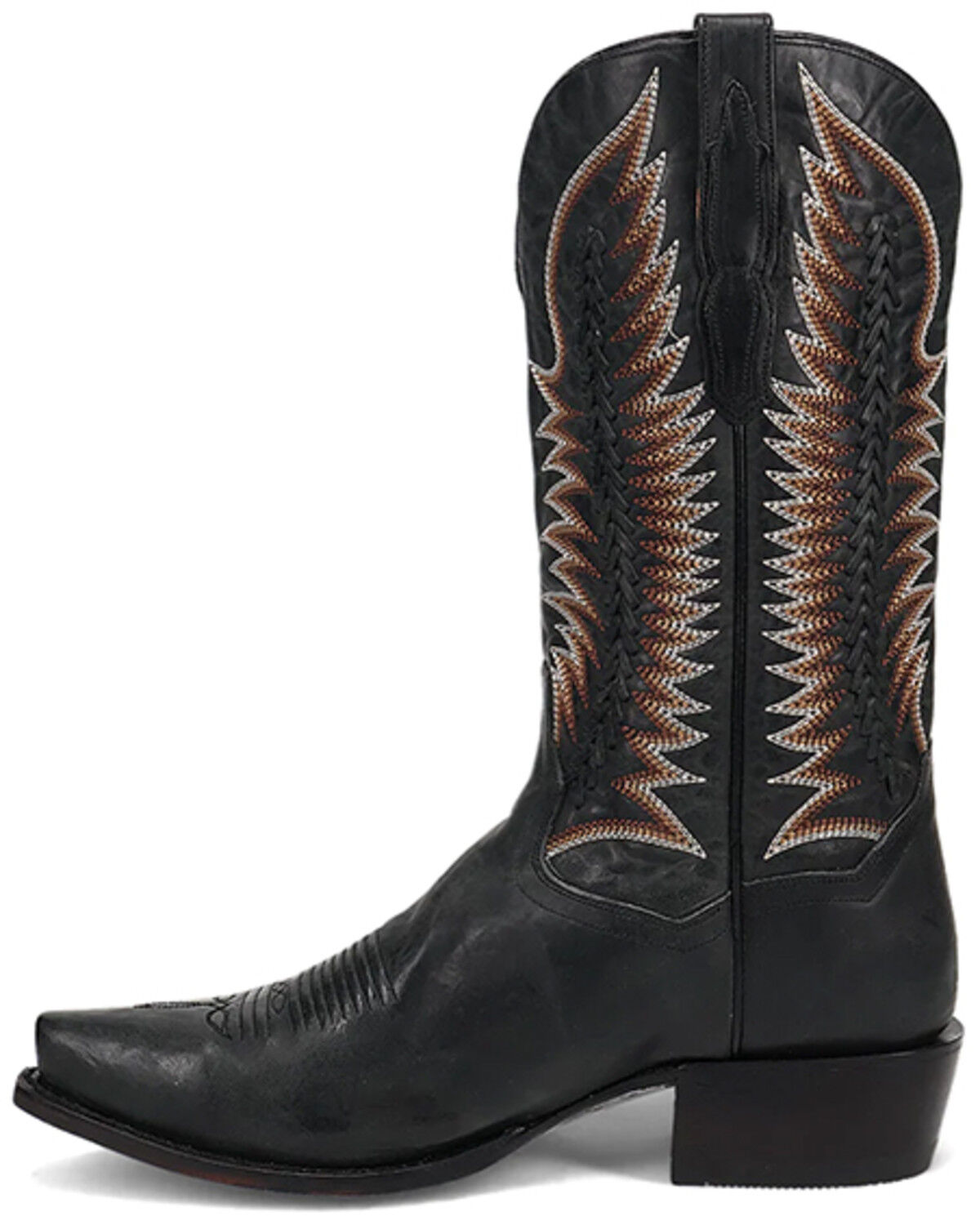 Image #3 - Dan Post Men's Rip Western Boots - Snip Toe, Black, hi-res