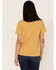 Image #4 - Wrangler Women's Desert Sunsert Steer Head Graphic Tee, Mustard, hi-res