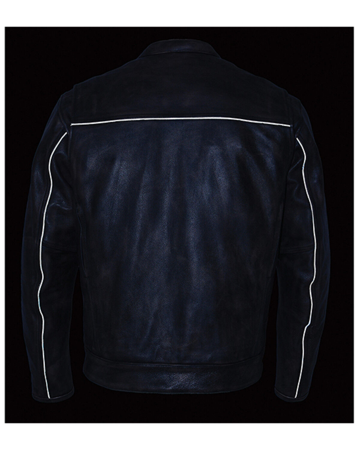 Image #7 - Milwaukee Leather Men's Distressed Concealed Carry Leather Motorcycle Jacket - 3X, Black, hi-res