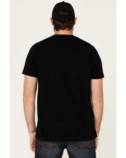 Image #4 - Tin Haul Men's Co. In Circle Vintage Logo Short Sleeve T-Shirt , Black, hi-res