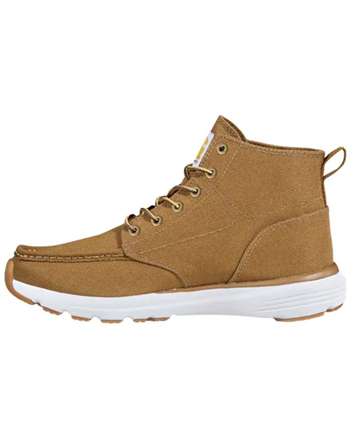 Image #3 - Carhartt Men's Haslett Canvas Moc Chukka Boots - Soft Toe, Brown, hi-res