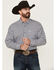 Image #1 - Ariat Men's Patton Classic Fit Printed Long Sleeve Button-Down Western Shirt, Black, hi-res