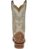 Image #4 - Justin Boots Women's Tan Smooth Ostrich Western Boots - Square Toe, Tan, hi-res
