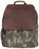 Image #1 - Scully Brown Leather & Camo Backpack, Brown, hi-res