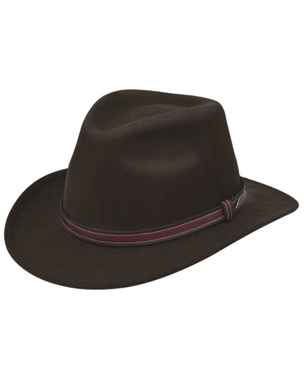 Image #1 - Black Creek Men's Crushable Felt Western Fashion Hat, Brown, hi-res