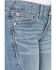 Image #2 - Ariat Girls' Rosalie Light Wash Trouser Stretch Denim Jeans, Light Wash, hi-res