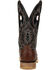 Image #4 - Durango Men's Rebel Pro Ostrich Western Boots - Square Toe, Black, hi-res