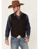 Image #1 - Moonshine Spirit Men's Heather Brown Ridgeline Button-Front Vest , , hi-res