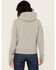 Image #4 - Ariat Women's Rebar Lightweight Cropped Hoodie, Heather Grey, hi-res