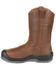 Rocky Men's Worksmart Internal Met Guard Western Work Boots - Composite Toe, Brown, hi-res