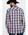 Image #2 - Cowboy Hardware Men's Multi Large Plaid Long Sleeve Western Shirt , Orange, hi-res