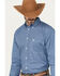 Image #2 - Cowboy Hardware Men's Twisted Adobe Geo Print Long Sleeve Button-Down Western Shirt , Blue, hi-res