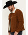 Image #2 - Cody James Men's Roscoe Corduroy Sherpa Lined Trucker Jacket, Brown, hi-res