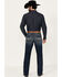 Ariat Men's M4 Bixby Handley Medium Wash Relaxed Stretch Bootcut Denim Jeans , Medium Wash, hi-res