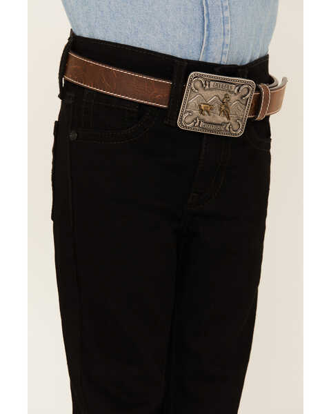 Image #2 - Cody James Little Boys' Night Rider Straight Leg Jeans, Black, hi-res