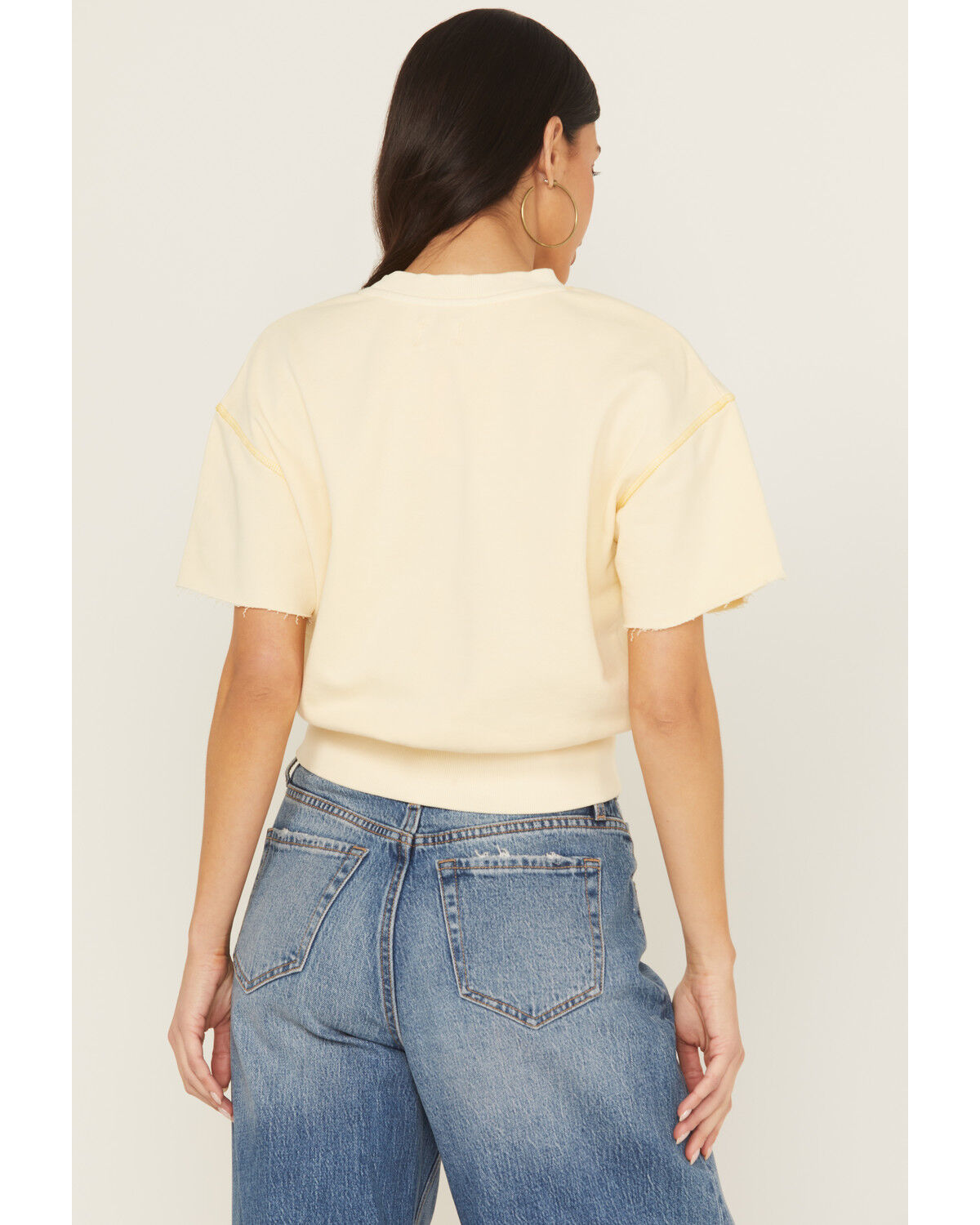 Image #4 - Wrangler Women's Modern 47 Short Sleeve Graphic Tee, Yellow, hi-res