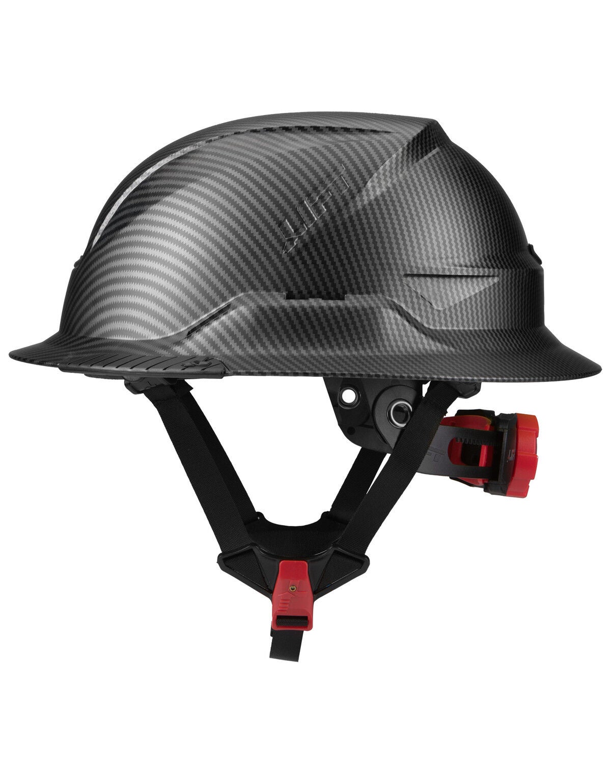 Image #4 - Lift Safety Radix Full Brim Non-Vented Hard Hat, Black, hi-res