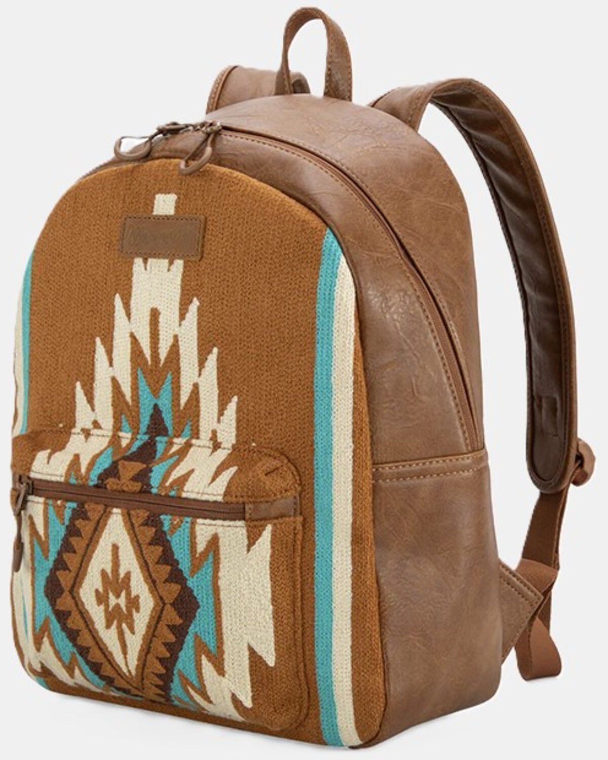 Wrangler Southwestern Knitted Backpack, Brown, hi-res