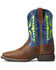 Image #2 - Ariat Boys' Koel VentTEK Western Boots - Broad Square Toe , Brown, hi-res