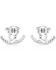 Image #2 - Montana Silversmiths Women's Horseshoe Happiness Post Earrings, Silver, hi-res