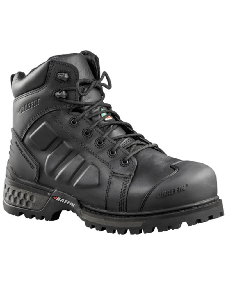Baffin Men's Monster 6" Waterproof Work Boots - Composite Toe, Black, hi-res