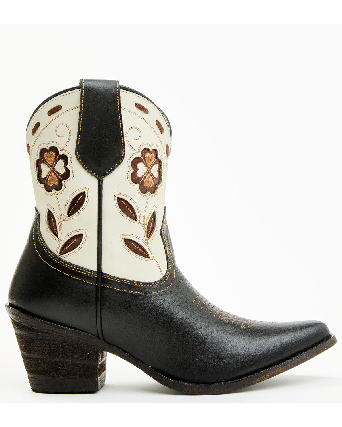 Image #2 - Idyllwind Women's Runaway Short Western Boots - Round Toe, Black, hi-res